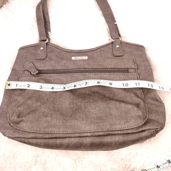 Multi Sac Oakland Gray Tote Bag Purse Storage - Picture 13 of 15